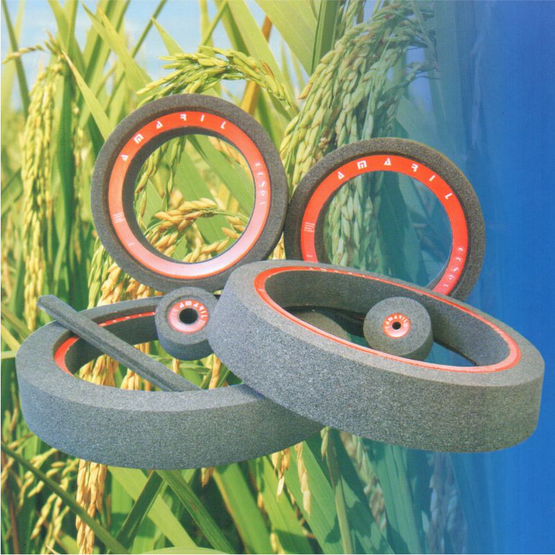 Grinding wheels for white and parboiled rice